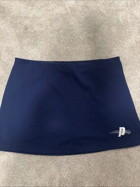 Prince pickleball Navy Mini Skirt with White Logo